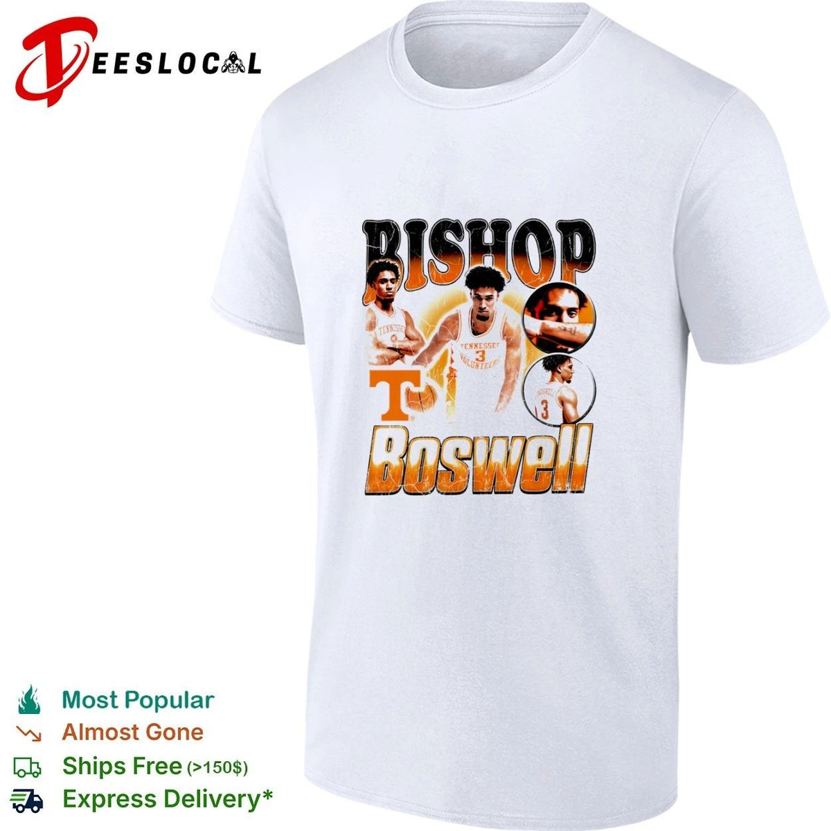 Bishop Boswell Tennessee Volunteers NCAA Basketball Unisex