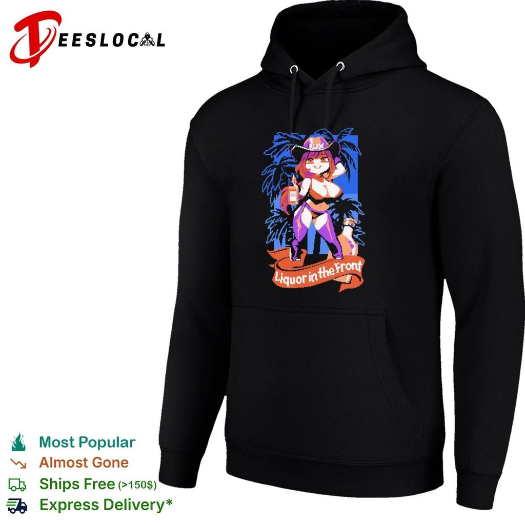 Liquor in the Front Cowgirl pixel art Unisex