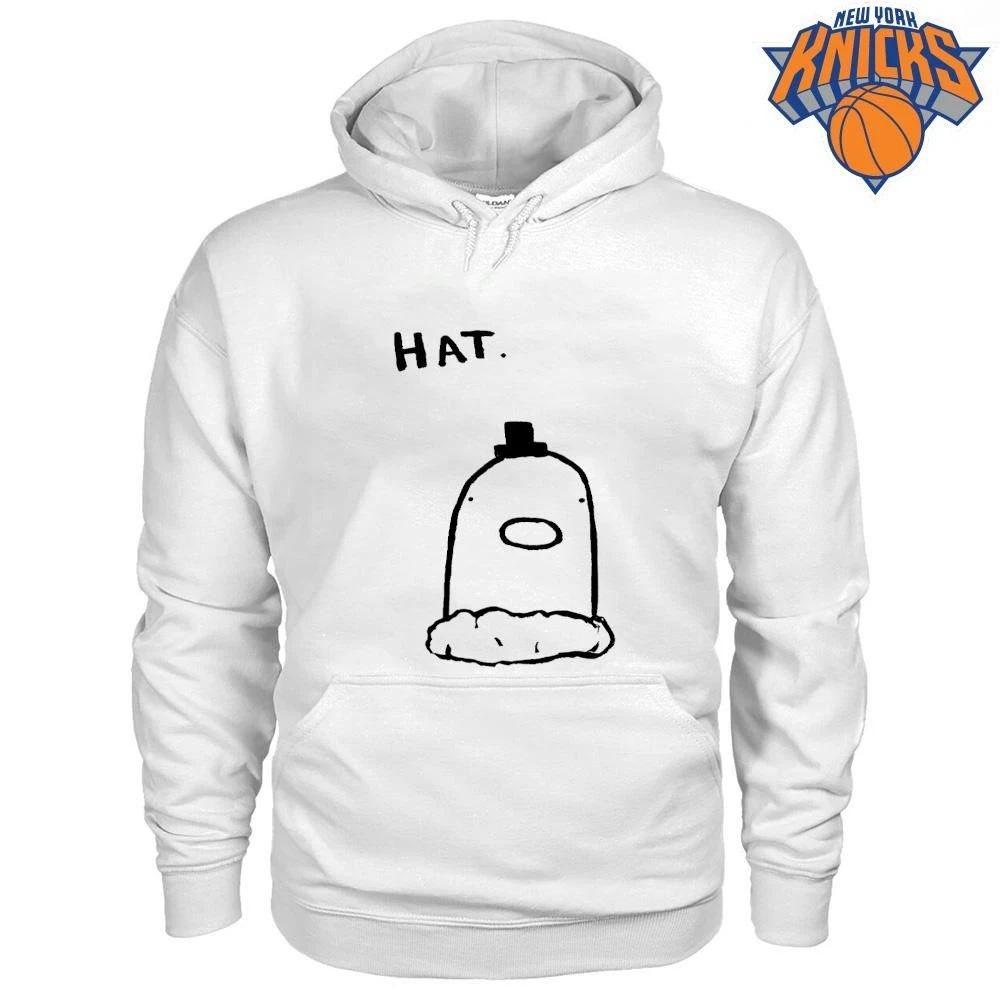 Hat Cute Little Ghost Wearing Tiny Black Top Hat Cartoon Doodle Shirt Unisex