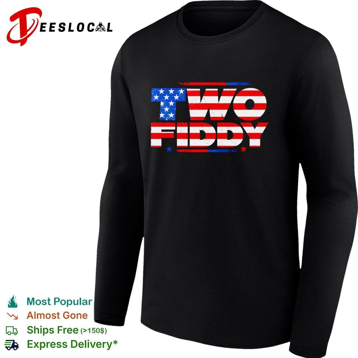 Two Fiddy American Flag south park funny Unisex