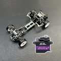 SUPER-G RTS RTS V0 1-24 RWD DRIFT CHASSIS KIT With AGFRC 1.4KG Micro Programmable Coreless Digital RC Servo