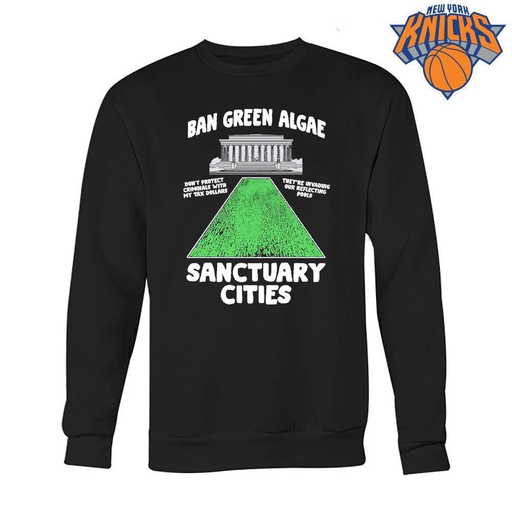 Ban Green Algae Sanctuary Cities Lincoln Memorial Political Satire Parody shirt Unisex