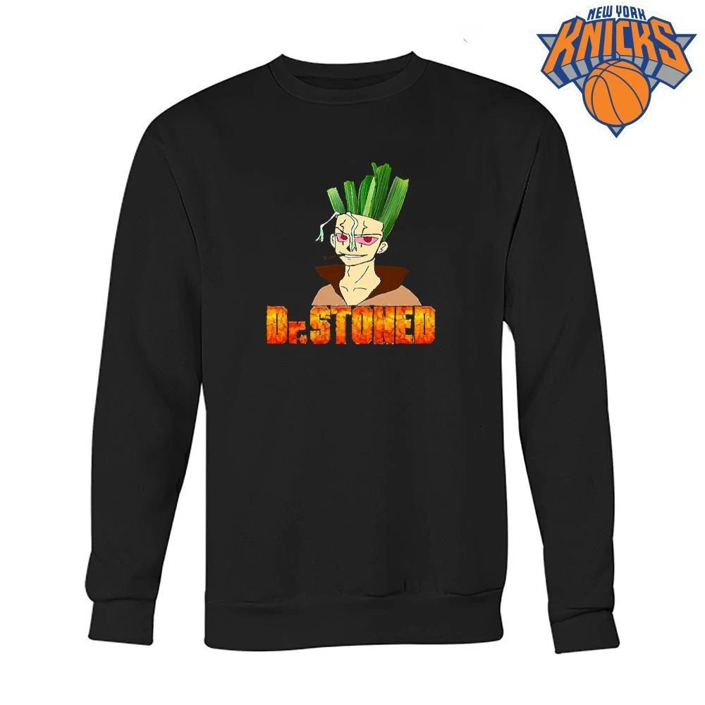Funny Senku Ishigami Dr Stoned Weed Smoking Anime Parody shirt Unisex