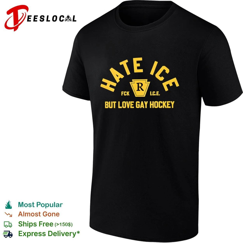 Hate Ice Fck ICE but Love Gay Hockey Unisex