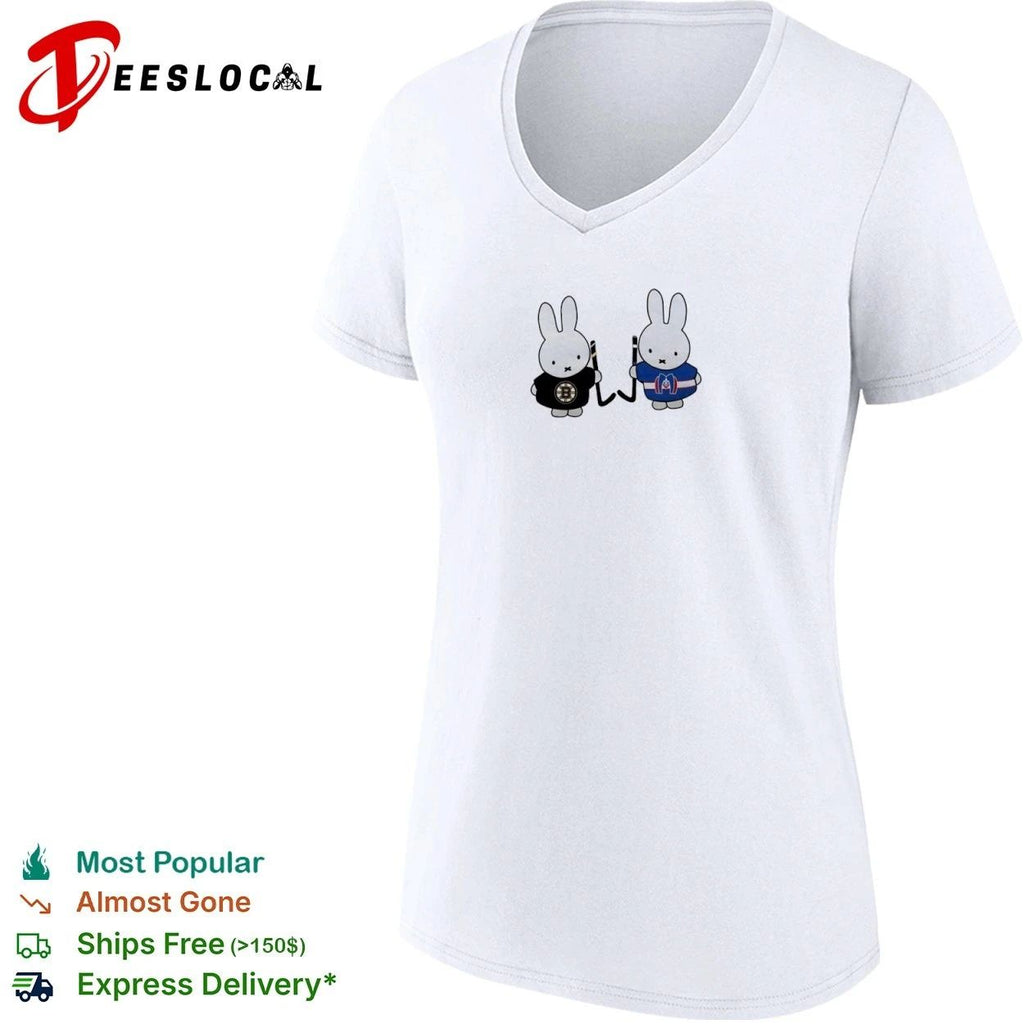 Miffy Boston Bruins and Montreal Canadiens Hockey Unisex