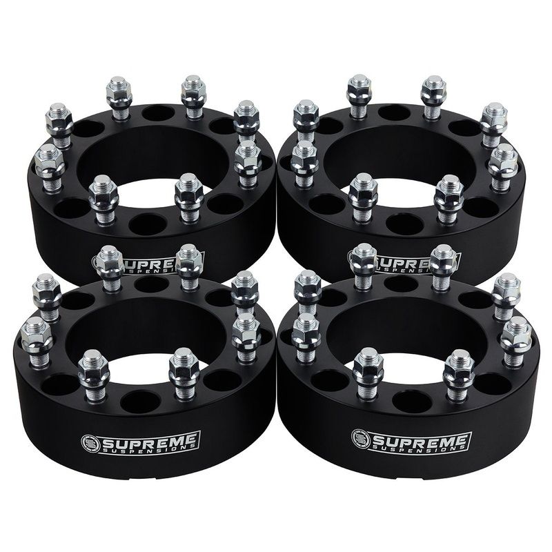 1994-2009 Dodge Ram 3500 8×165.1mm Wheel Spacers 130mm Center Bore Black