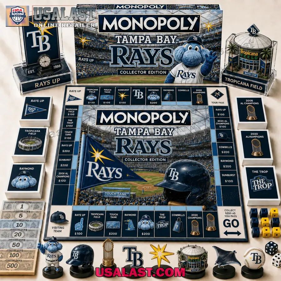 Tampa Bay Rays Collector Edition Monopoly Board Game 2026