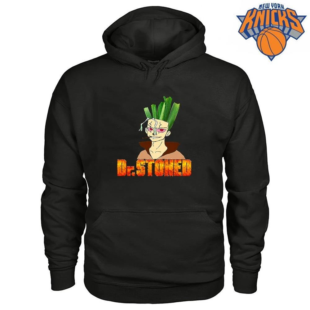 Funny Senku Ishigami Dr Stoned Weed Smoking Anime Parody shirt Unisex