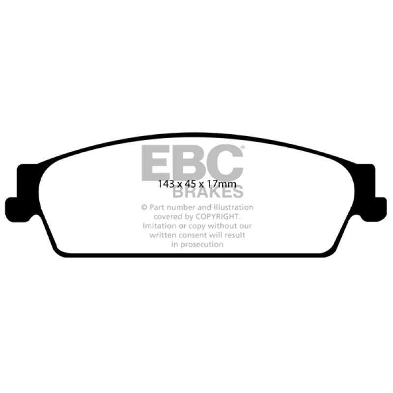 EBC 09-14 Cadillac Escalade 6.0 Hybrid Ultimax2 Rear Brake Pads