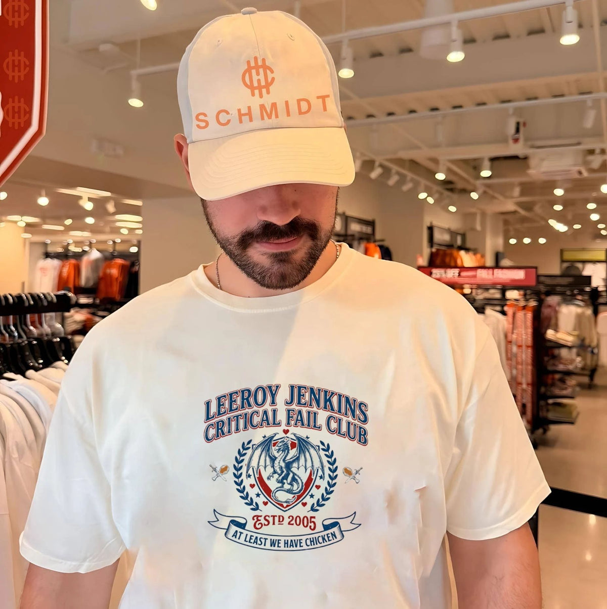 Leeroy Jenkins Critical Fail Club Est 2005 At Least We Have Chicken shirt Unisex