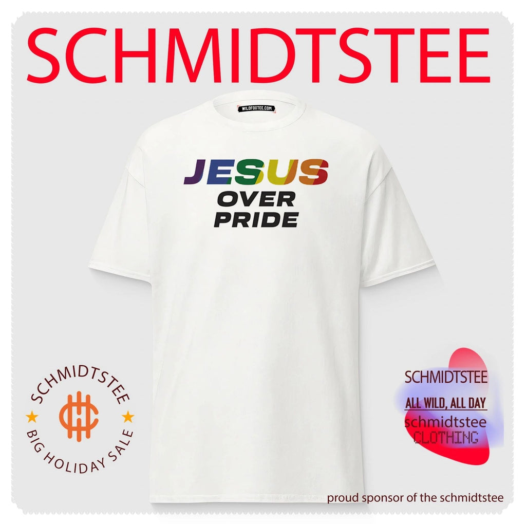 Jesus over Pride Christian Faith Religious shirt Unisex
