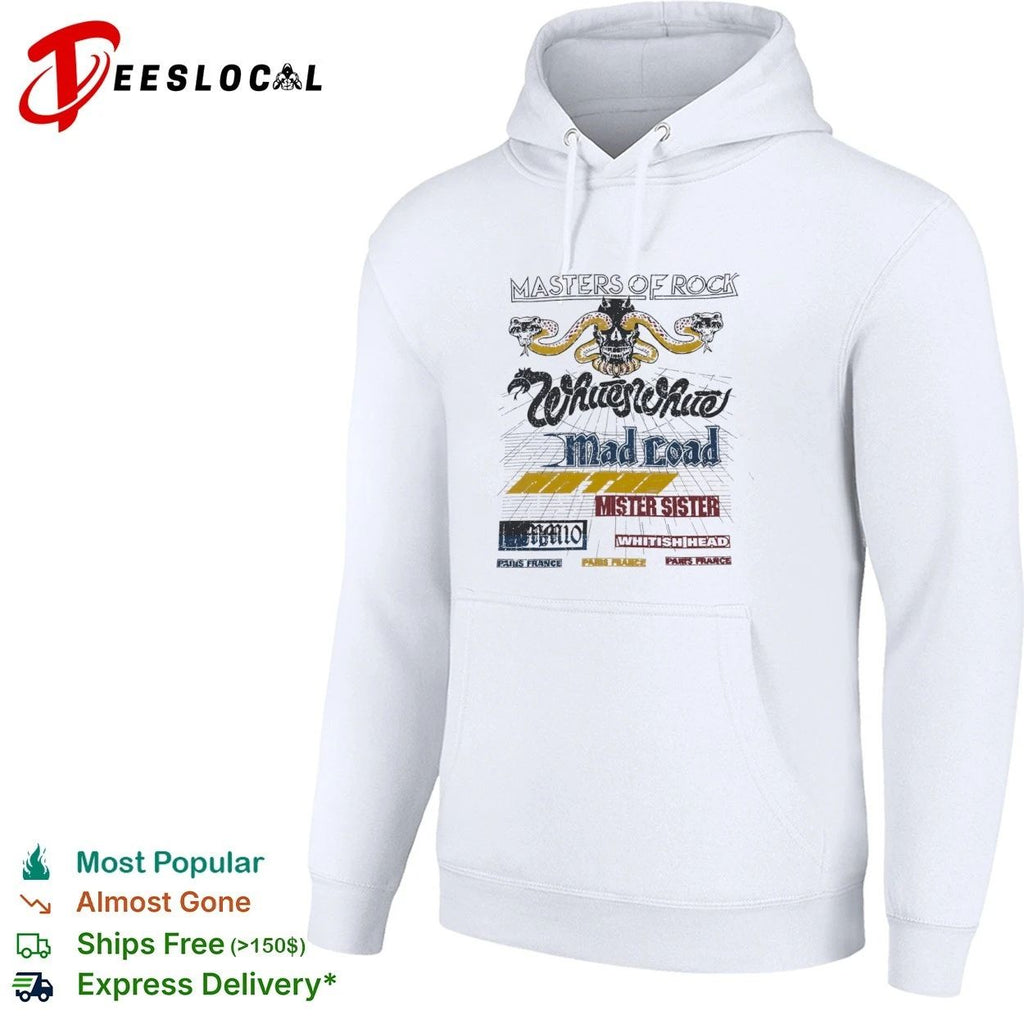 Masters of Rock Whitesnake Mad Load Mister Sister Whitish Head Paris France Unisex