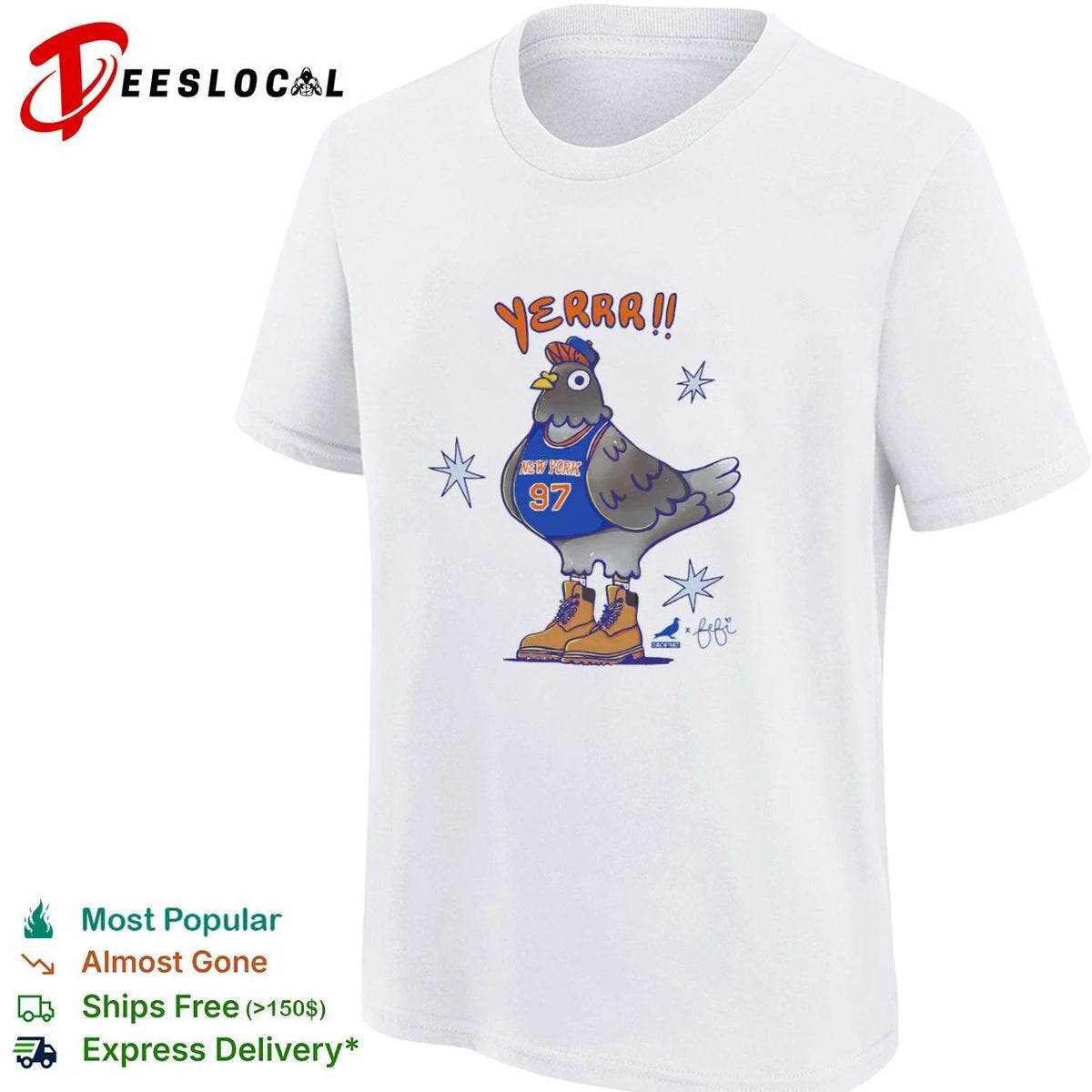 Staple x Fefi Yerrr NYC Pigeon New York 97 Unisex