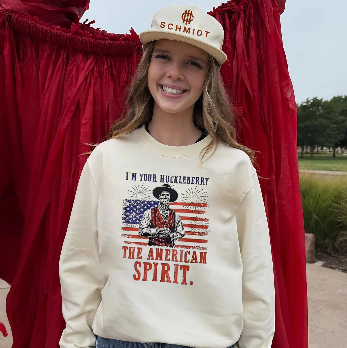 I’m your huckleberry the American spirit American flag shirt Unisex