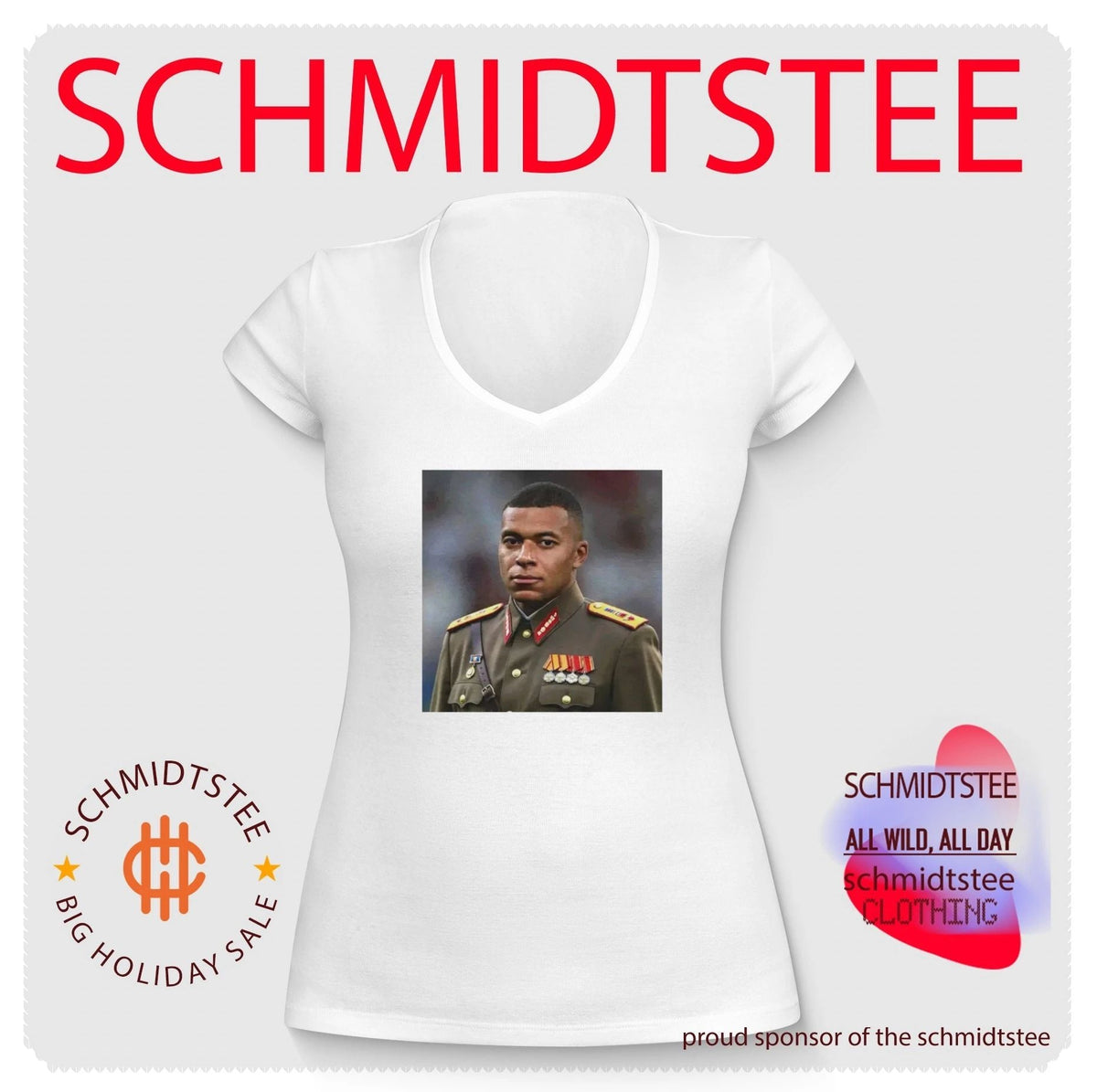 Kylian Mbappe Dictator Real Madrid Military Portrait shirt Unisex