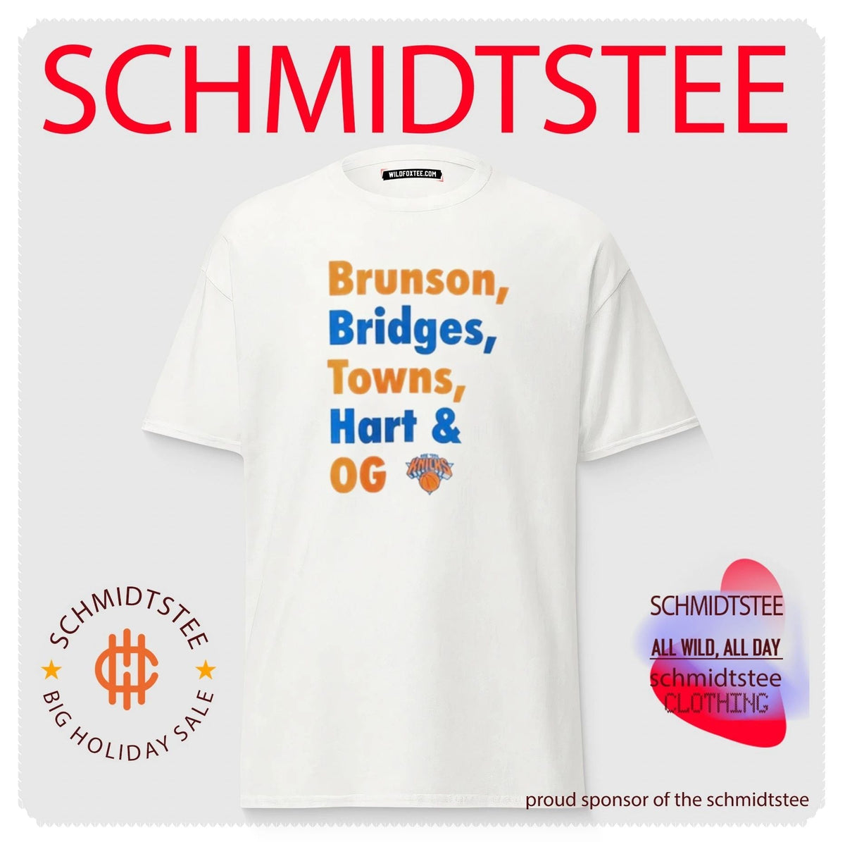 Brunson Bridges Towns Hart OG Knicks Championship Shirt Unisex