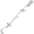 2000-2004 Subaru Legacy 2.5L Catalytic Resonator and Muffler Exhaust System