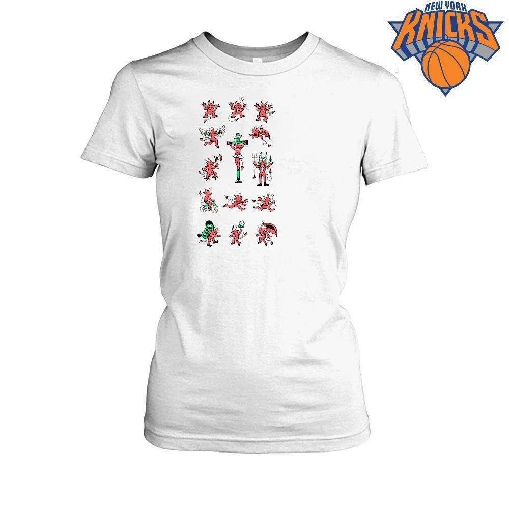 Hand Drawn Red Devil Flash Art Tattoo T Shirt Unisex