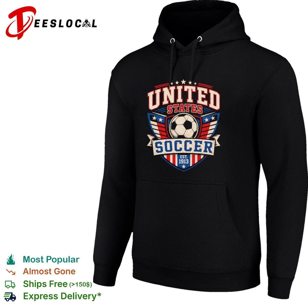 United States Soccer Est 1913 Patriotic Shield Unisex