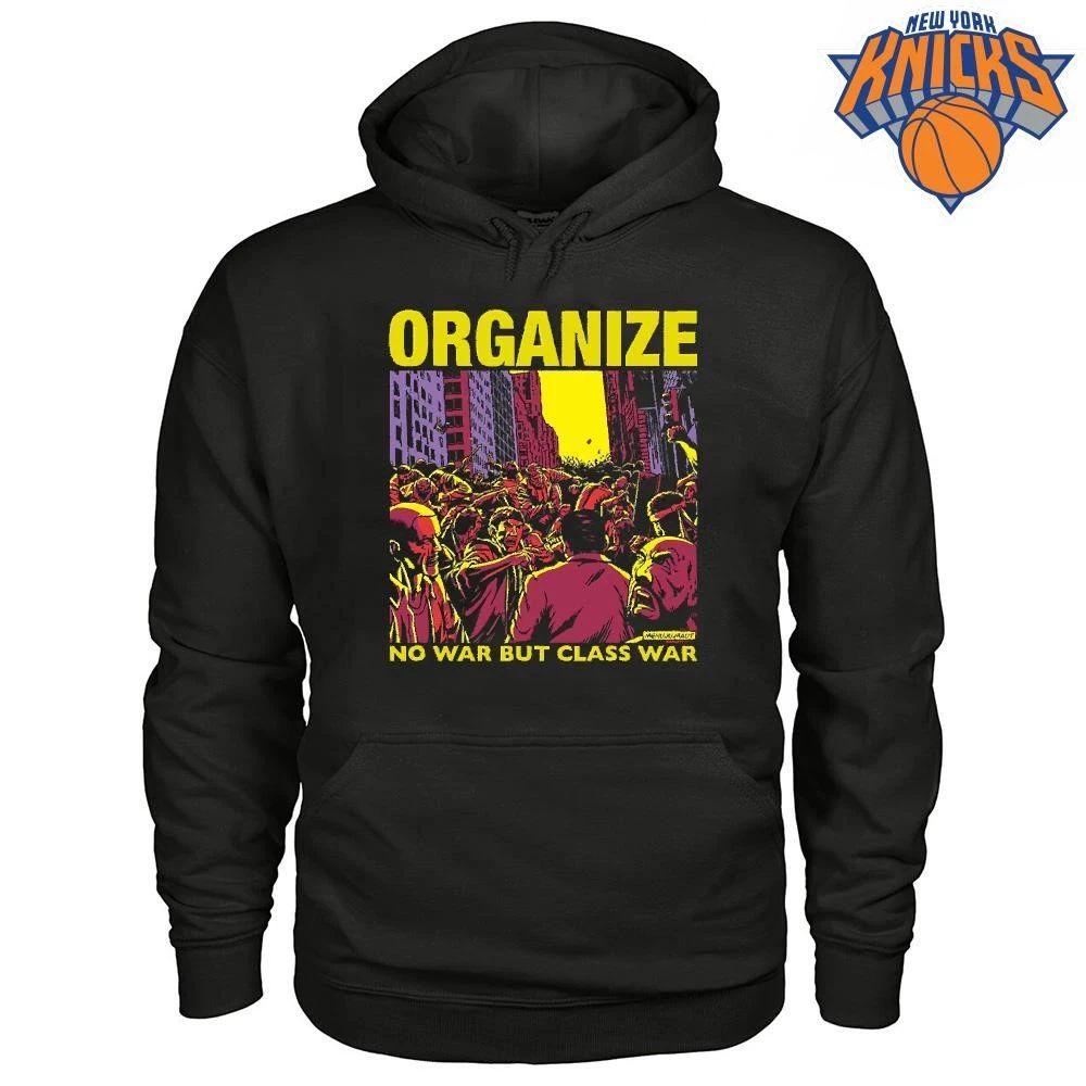 Organize No War But Class War Vintage Comic Protest Graphic shirt Unisex