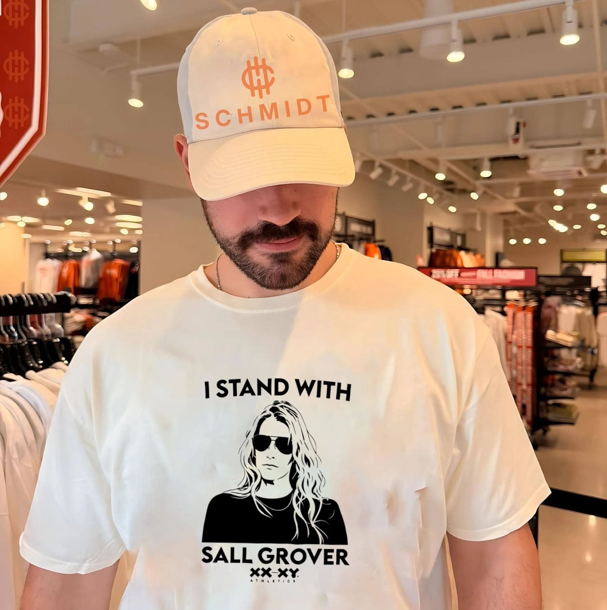 I Stand With Sall Grover XX-XY Athletics shirt Unisex