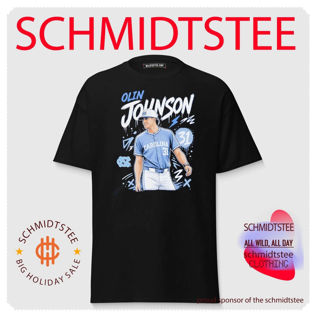 North Carolina Tar Heels Olin Johnson number 31 vintage shirt Unisex