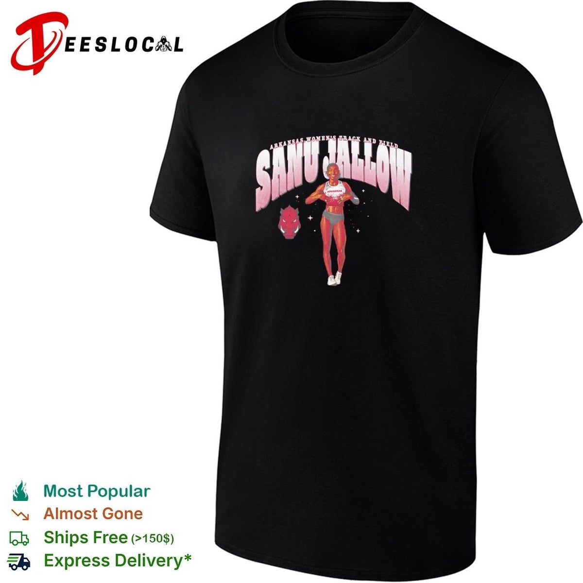 Sanu Jallow Arkansas Women’s Track and Field Unisex
