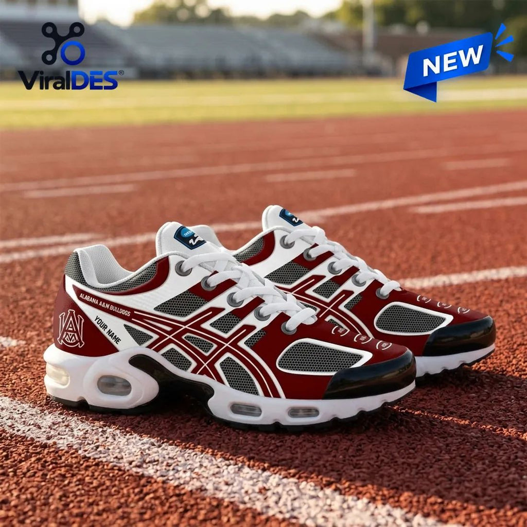 Alabama A&M Bulldogs Maroon Personalized Air Max Plus Sneakers