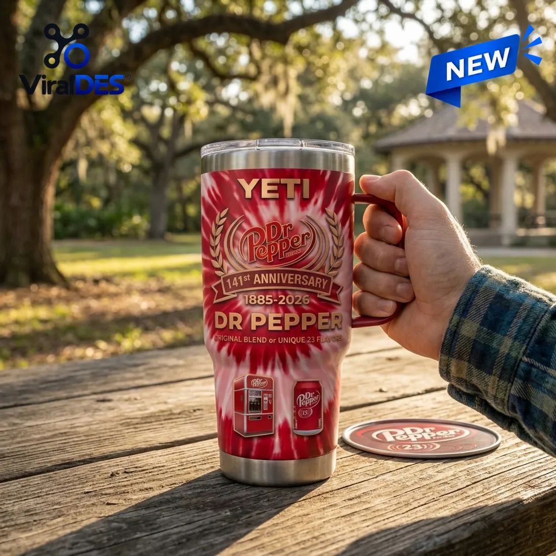 Dr Pepper 141st Anniversary YETI Stanley Tumbler
