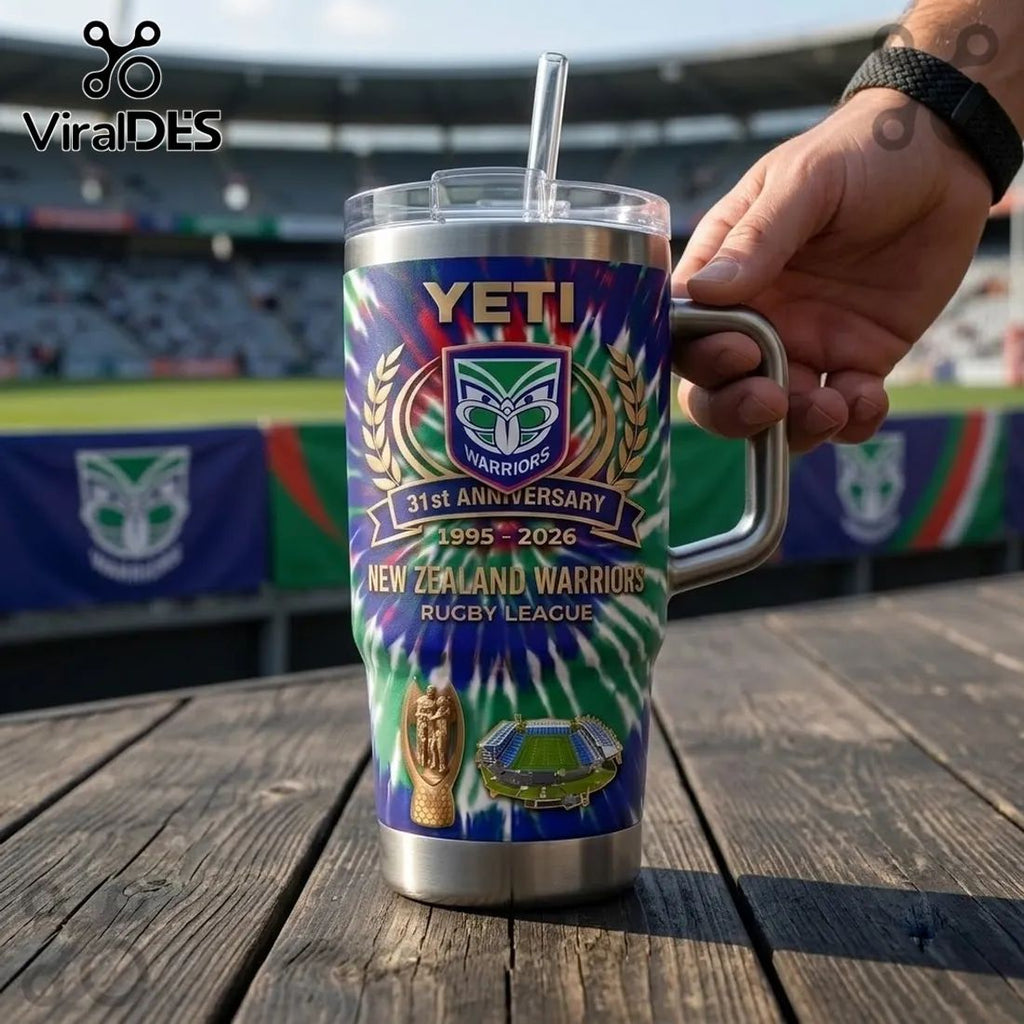 New Zealand Warriors 31st Anniversary 40oz Tumbler