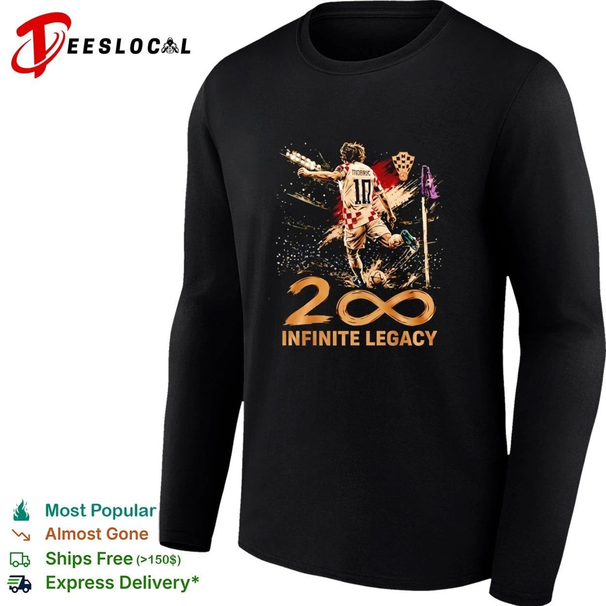 Luka Modric Croatia National Team Infinite Legacy World Cup Unisex