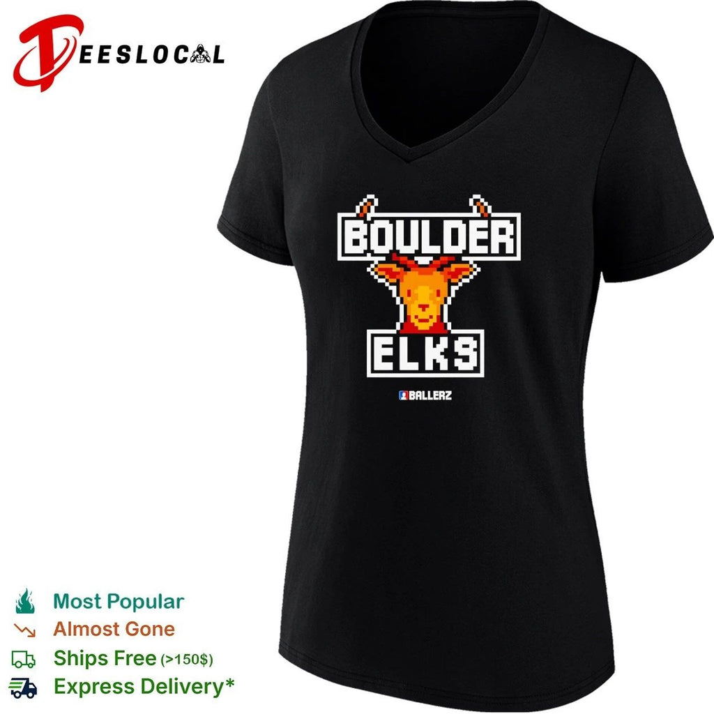 Boulder Elks Ballerz pixel art sports team Unisex