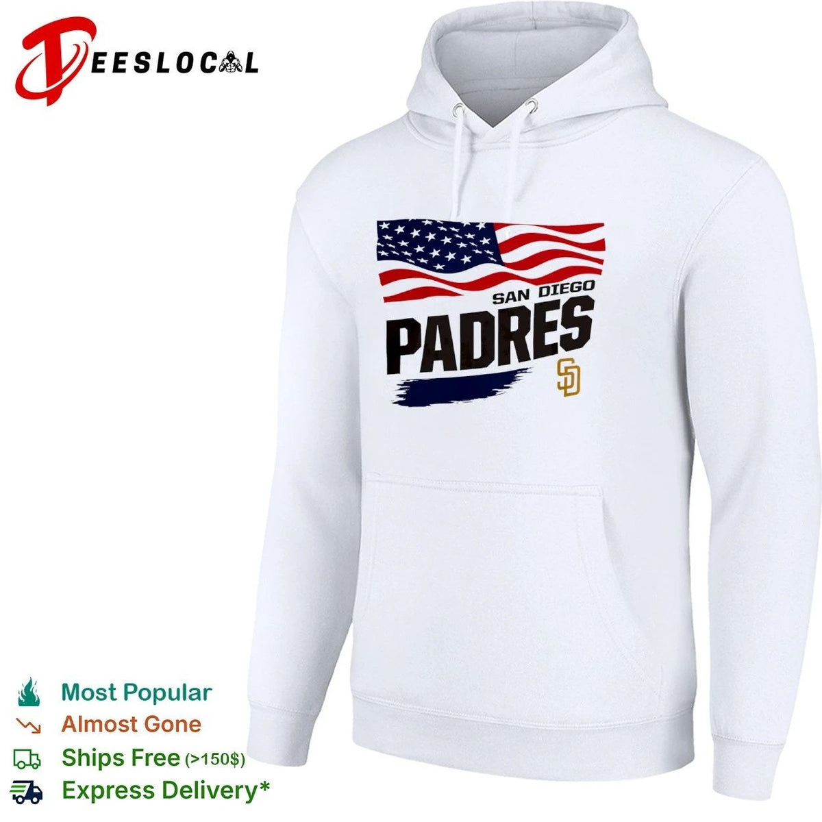 San Diego Padres American Flag Starter Unisex