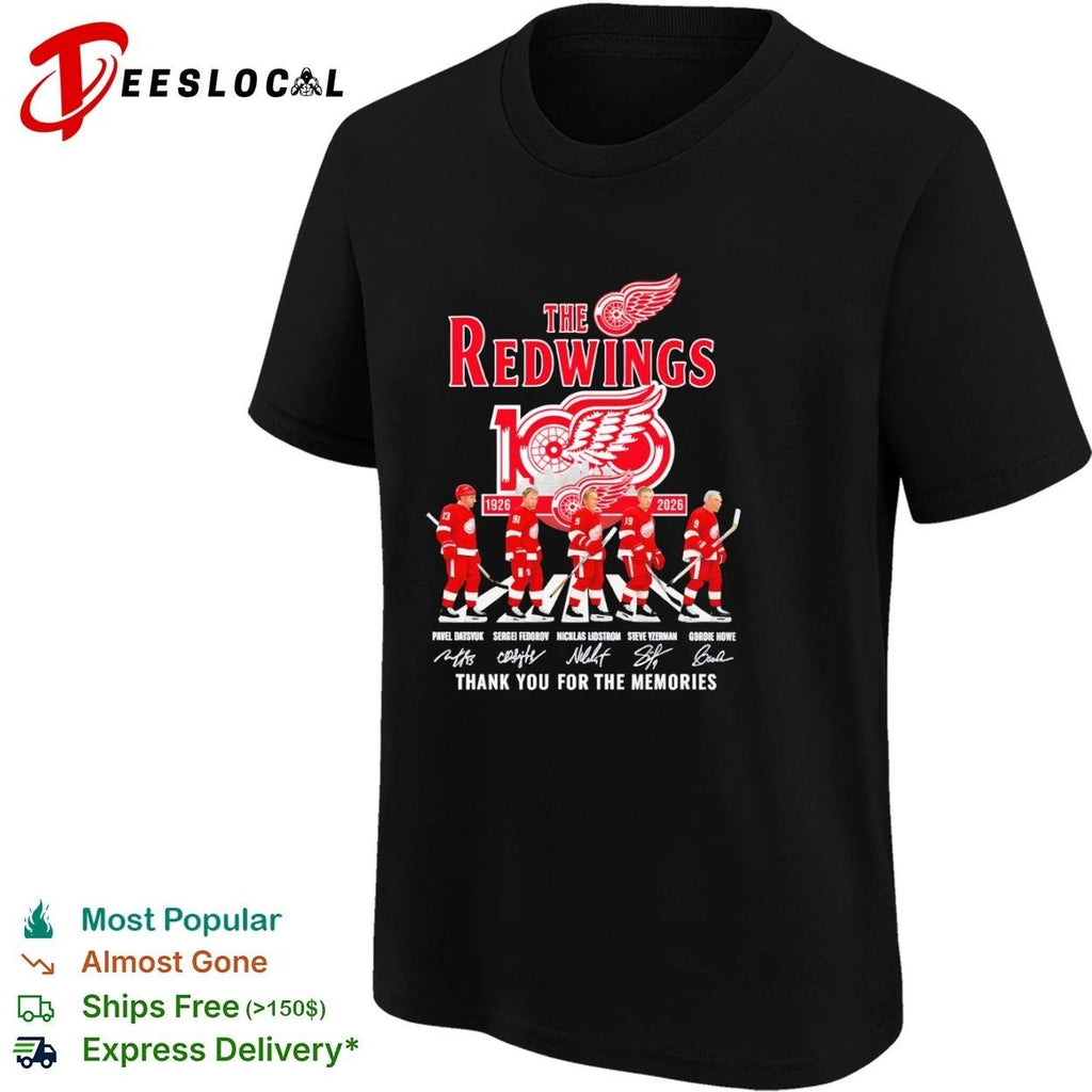 The Red Wings 1926-2026 Pavel Datsyuk Sergei Fedorov Nicklas Lidstrom Steve Yzerman Gordie Howe