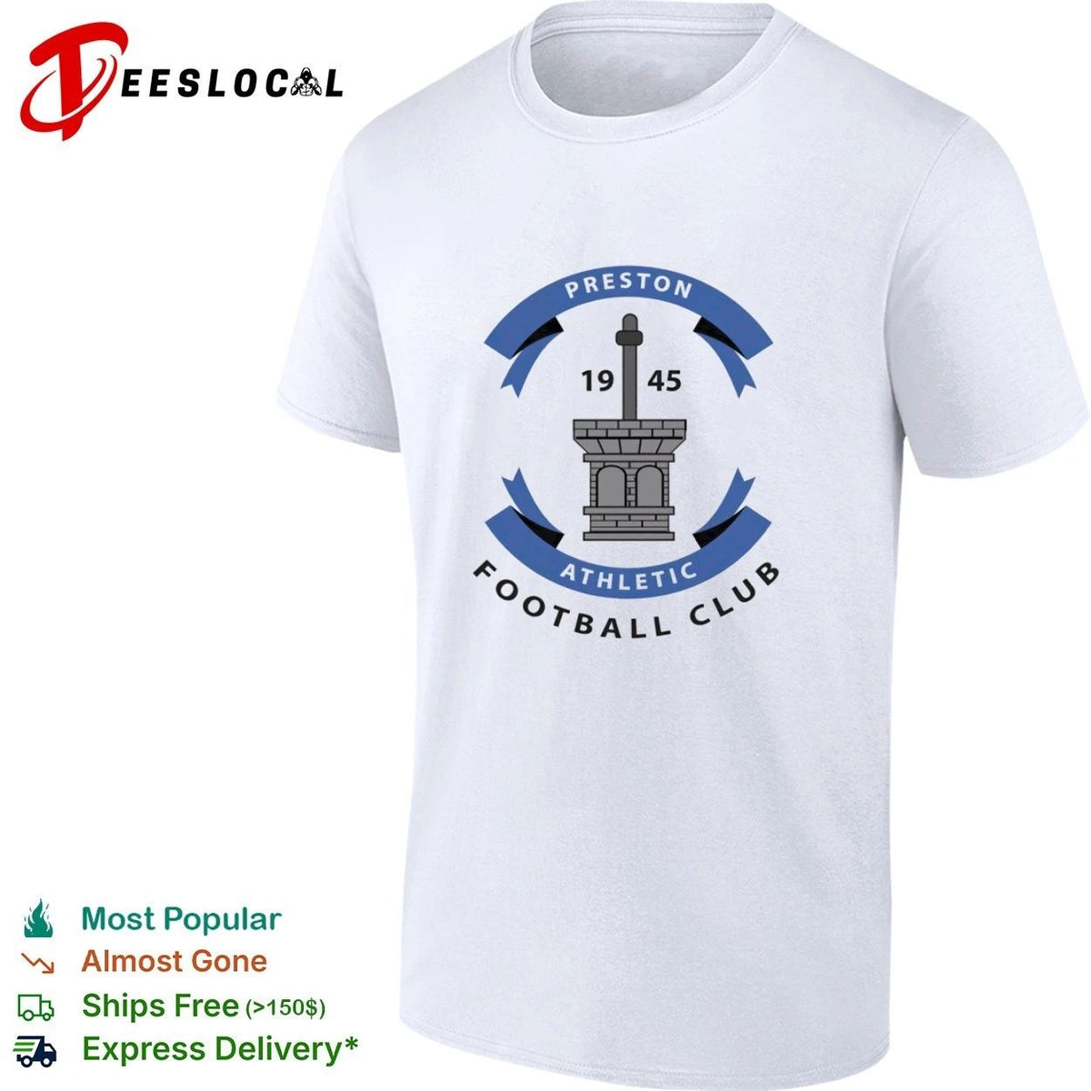 Preston Athletic Football Club 1945 soccer Unisex