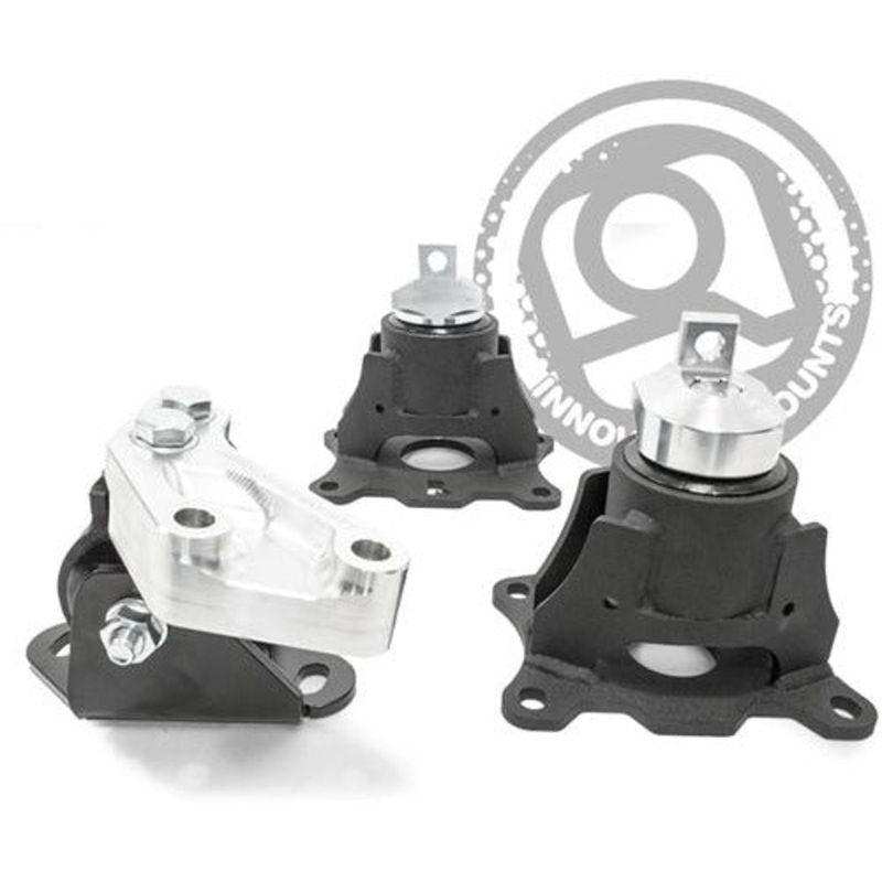 Innovative 04-08 Acura TL J-Series Black Steel Motor Mounts 75A Bushings (Non-Hydraulic)
