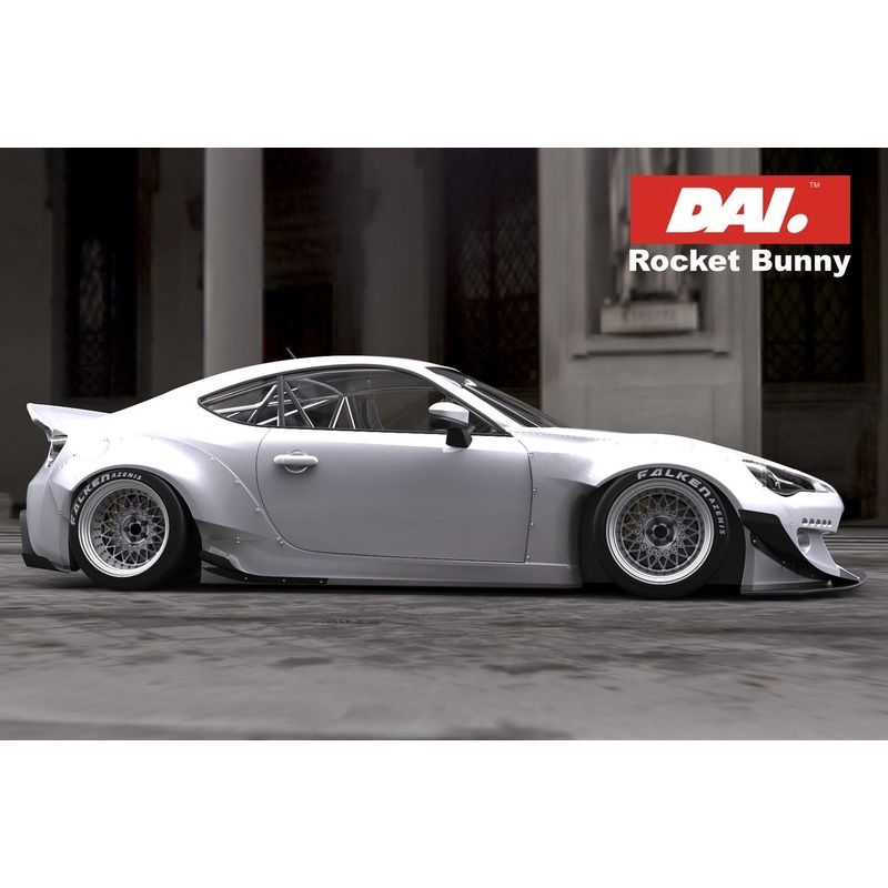 GReddy Version 2 GReddy X Rocket Bunny Aero Side Skirts Only | 2013-2016 Scion FR-S (17010232)