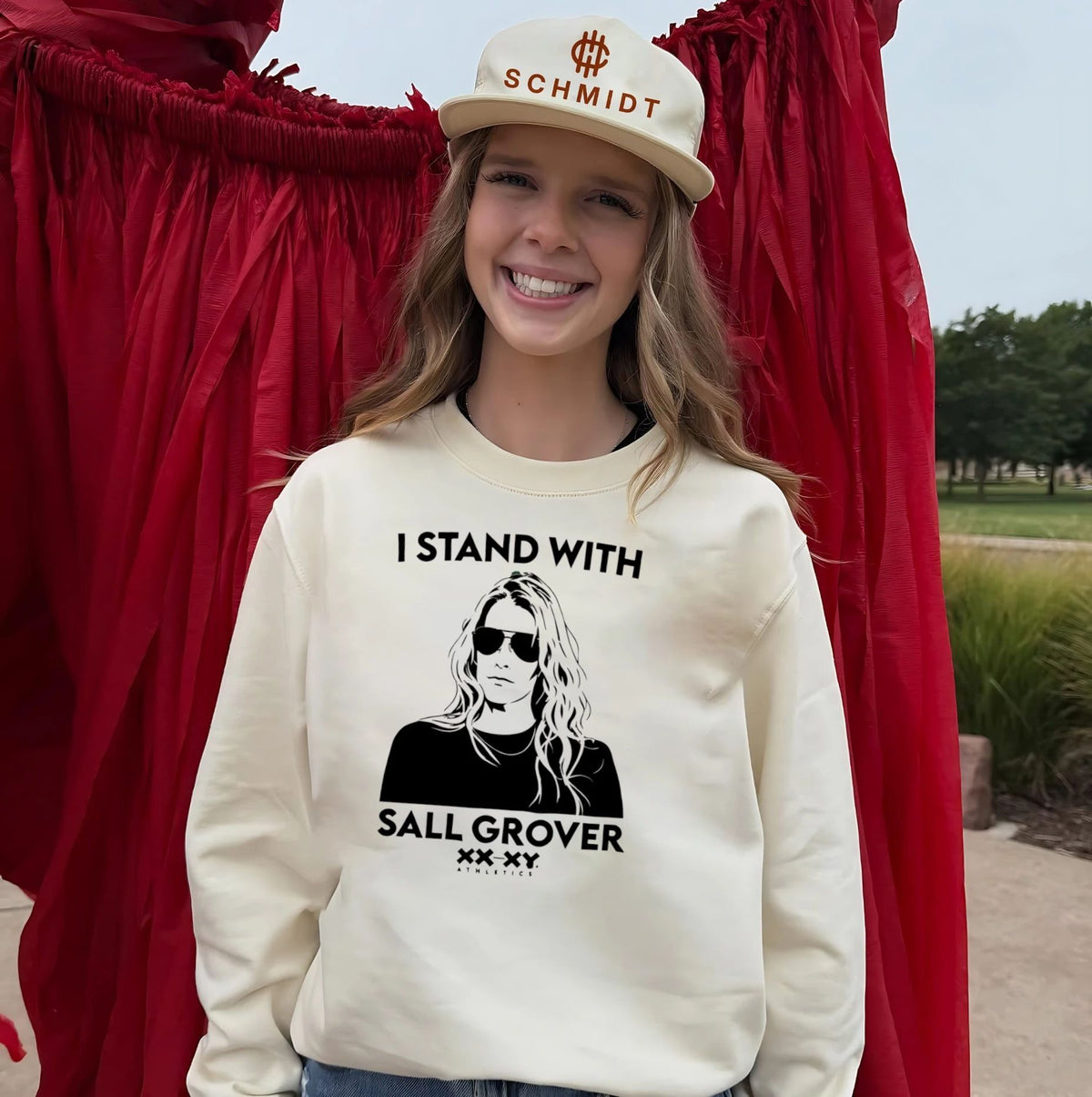 I Stand With Sall Grover XX-XY Athletics shirt Unisex
