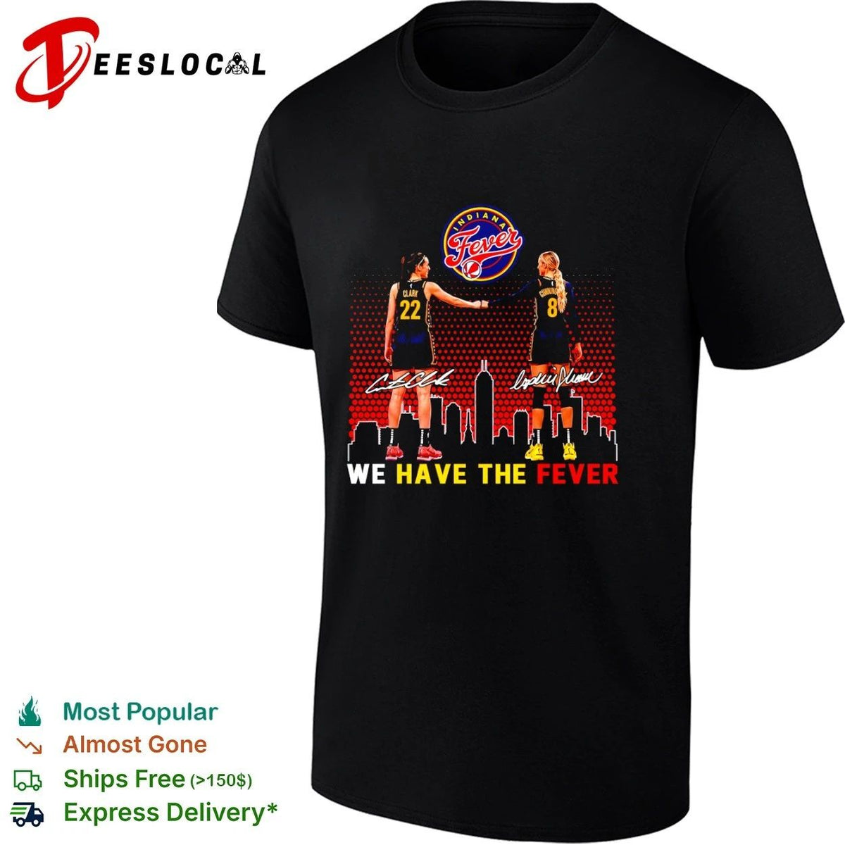 Caitlin Clark and Sophie Cunningham Indiana Fever We Have the Fever shirt Unisex