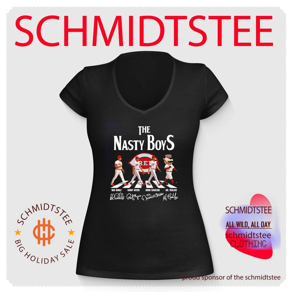 Cincinnati Reds The Nasty Boys Abbey Road signature shirt Unisex