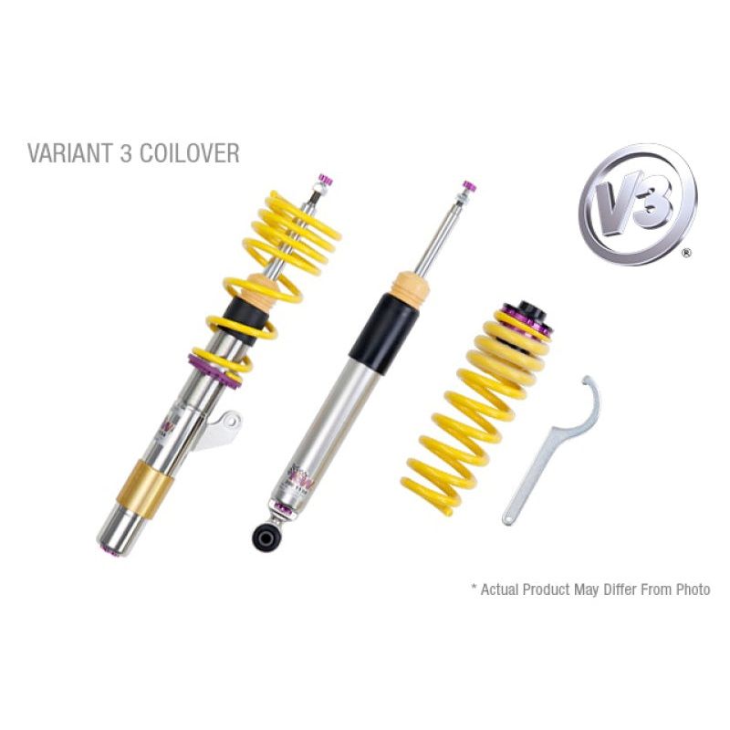 KW Coilover Kit V3 Audi RS4 (QB6)Convertible + Avant; Quattro incl. facelift