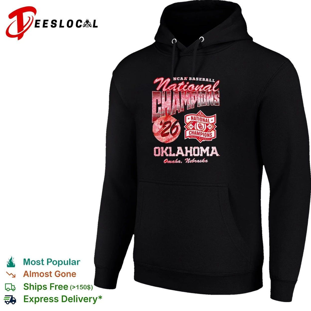 NCAA Baseball National Champions 26 Oklahoma Omaha Nebraska Unisex