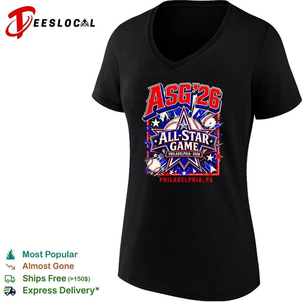 ASG 26 All-Star Game Philadelphia 2026 Philadelphia Phillies Unisex