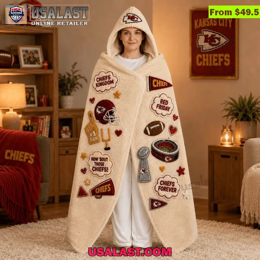 Kansas City Chiefs Limited Edition Hooded Blanket