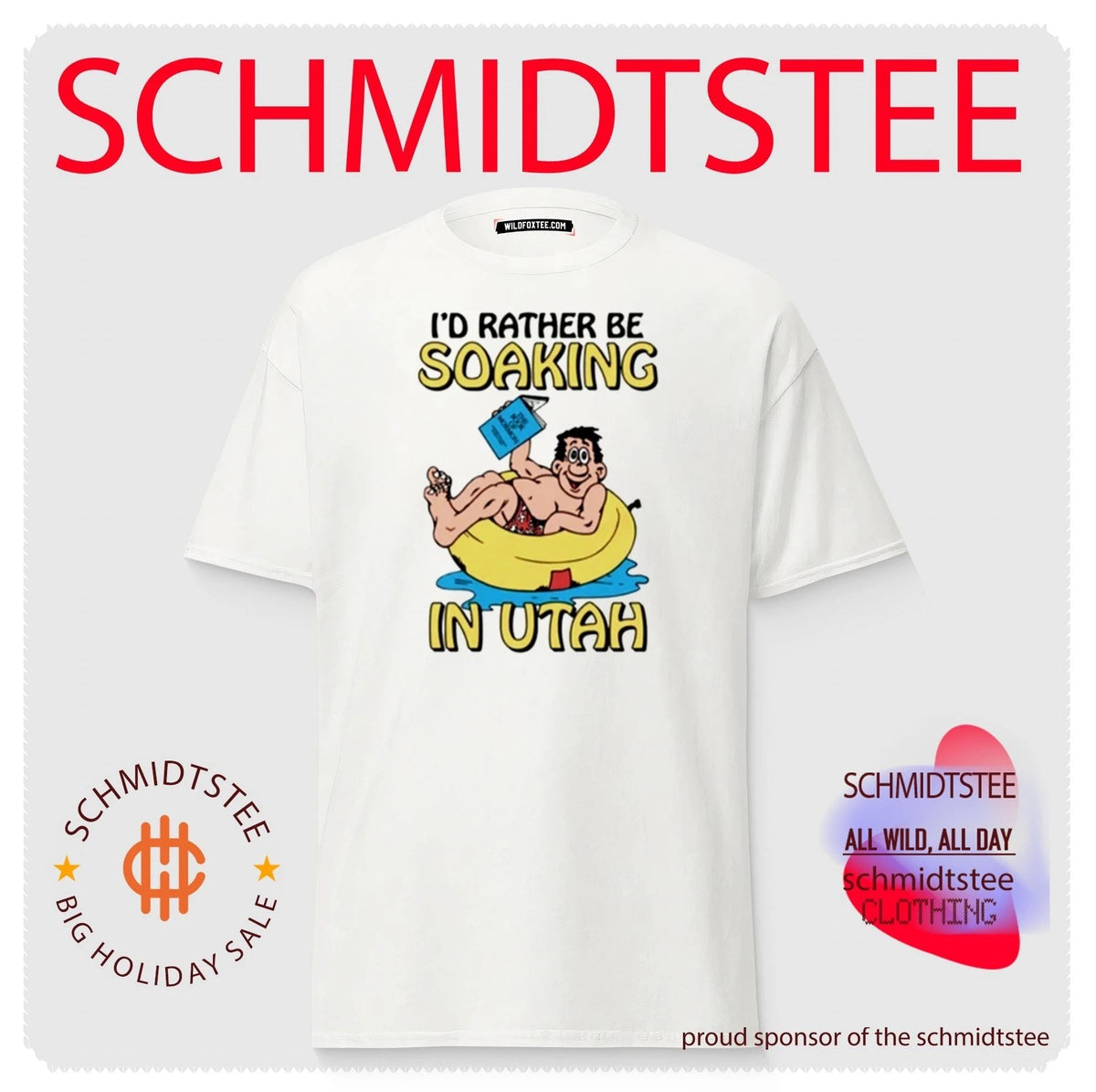 I’d Rather Be Soaking In Utah Shirt Unisex