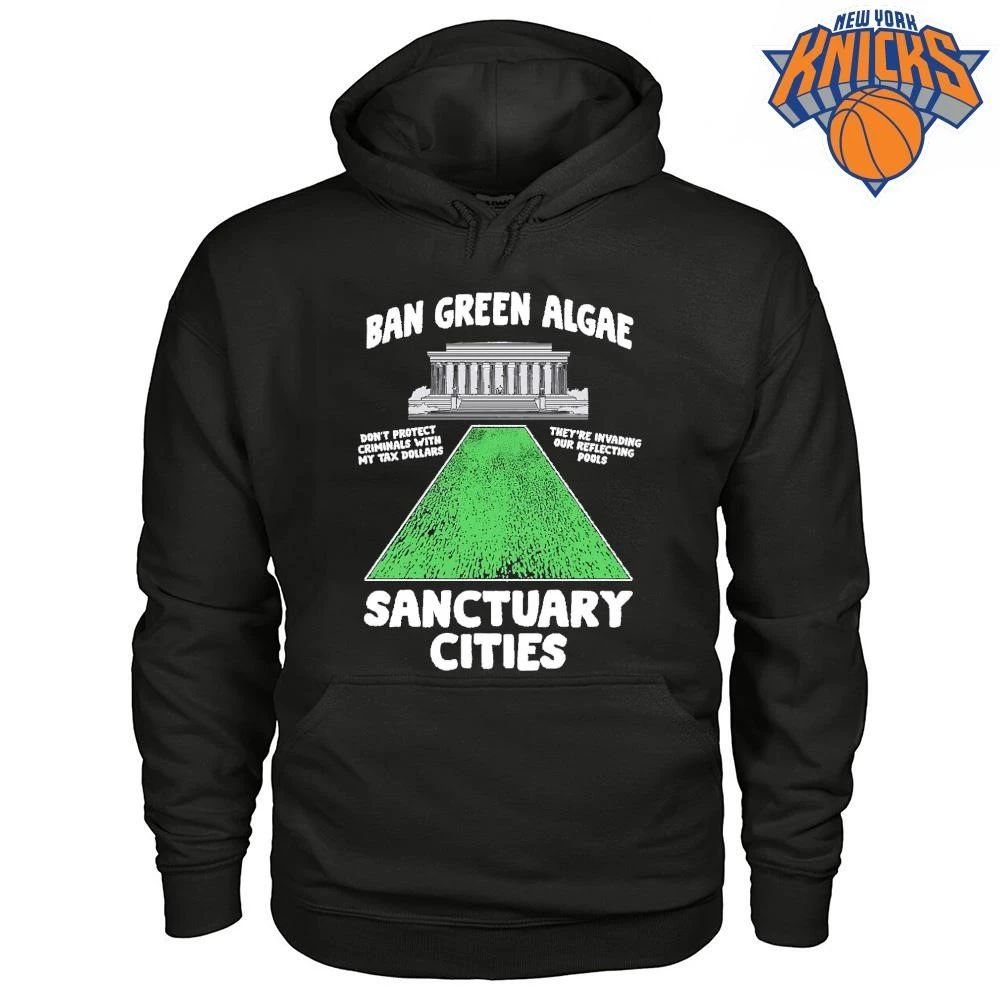 Ban Green Algae Sanctuary Cities Lincoln Memorial Political Satire Parody shirt Unisex