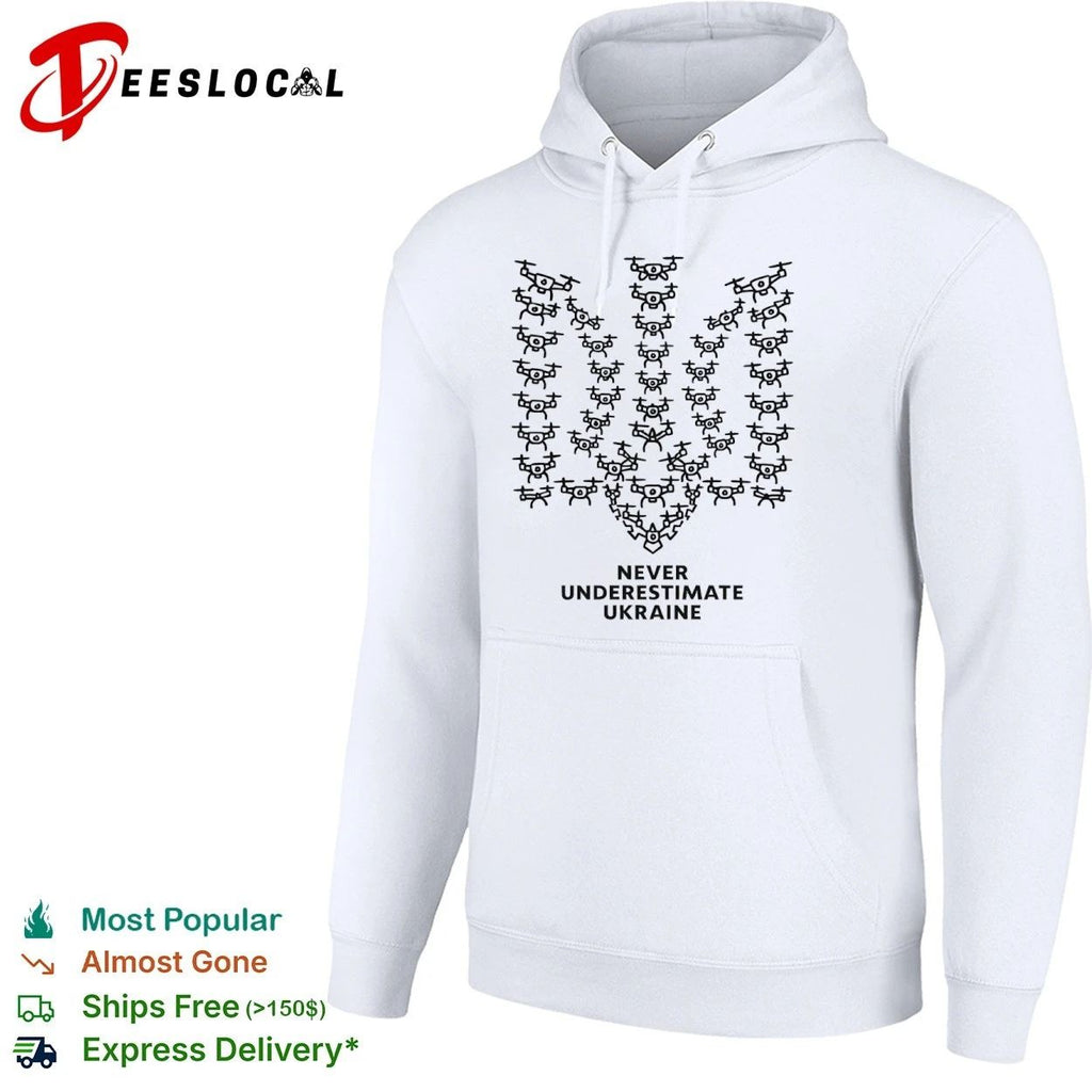 Never Underestimate Ukraine Drones Trident Unisex