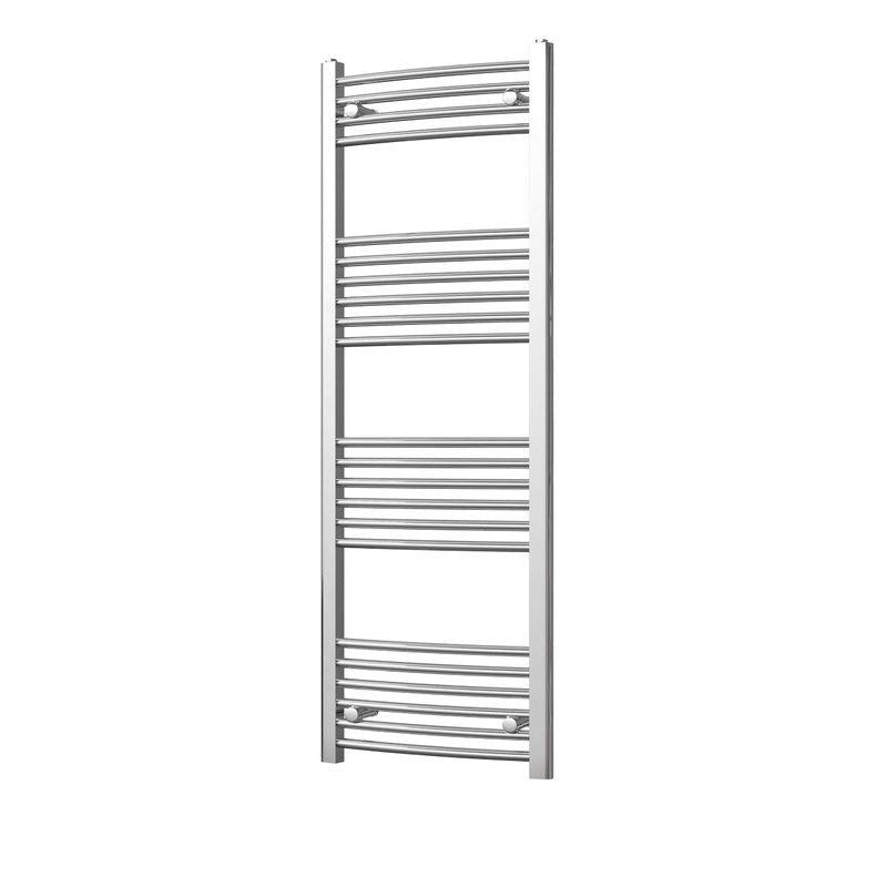 Zennor – Chrome Heated Towel Rail – H1400mm x W500mm – Curved