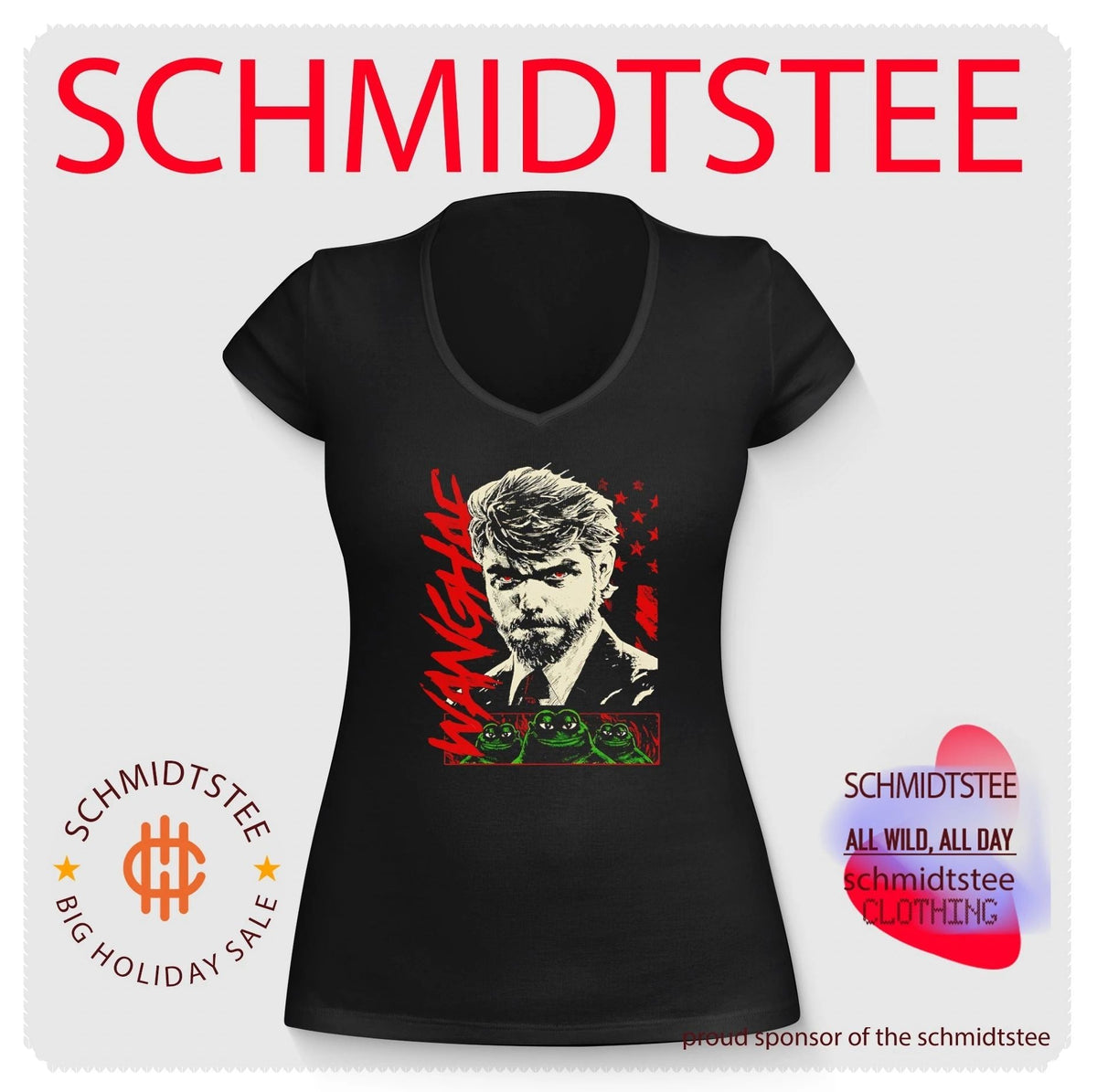 Wanghaf Nick Fuentes and Groyper frog retro shirt Unisex