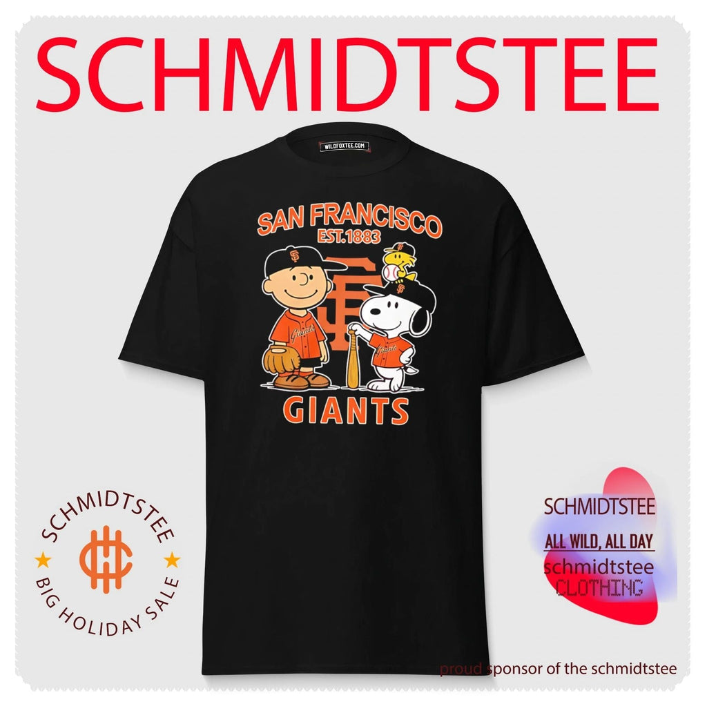 Peanuts x San Francisco Giants Baseball est 1883 shirt Unisex